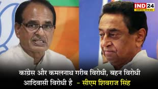 कांग्रेस और कमलनाथ गरीब विरोधी, बहन विरोधी , आदिवासी विरोधी है  - सीएम शिवराज सिंह