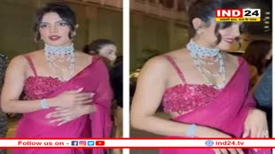 भाई की शादी में छा गया प्रियंका का हॉट लुक