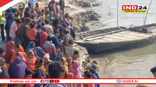 कटिहार में 17 लोगों से भरी नाव पलटी, 3 शव बरामद, कई अब भी लापता