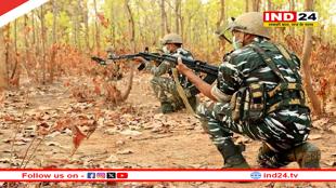 बीजापुर के जंगलों में सुरक्षाबलों और नक्सलियों के बीच मुठभेड़,तीन नक्सलियों के मारे जाने की खबर
