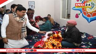 अचानक इंदौर के दयालबाग स्थित आश्रय स्थल पहुंचे मुख्‍यमंत्री डॉ. मोहन यादव, ली सुविधाओं की जानकारी