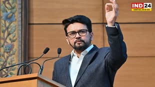  अनुराग ठाकुर ने केजरीवाल पर साधा निशाना, बोले -  श से शराब हो या श से शीशमहल इसका शोर और गूंजेगा