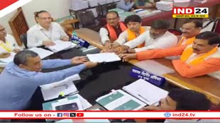 शिवपुरी में रोड शो के बाद सिंधिया ने भरा नामांकन, सीएम डॉ.मोहन यादव, शिवराज, वीडी शर्मा रहे मौजूद