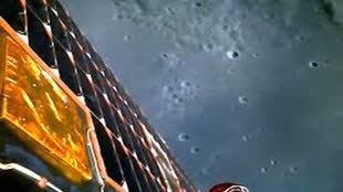 चंद्रयान-3 की लैंडिंग बाद सामने आया चांद का पहला वीडियो, देखिए लैंडिंग के वक्त का नजारा