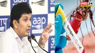  सौरभ भारद्वाज का बयान, कहा - डेंगू पर जागरूकता पैदा करने के लिए आप सरकार अभियान चलाएगी