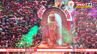 गेर का उत्साह चरम पर, कुछ देर में पहुंचेंगे मुख्यमंत्री 