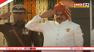 सीएम डॉ. मोहन यादव ने इंदौर के नेहरू स्टेडियम में फहराया तिरंगा
