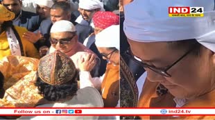 अजमेर: केंद्रीय मंत्री किरेन रिजिजू ने चढ़ाई ख्वाजा मोइनुद्दीन चिश्ती पर गई पीएम मोदी द्वारा भेजी गई चादर 