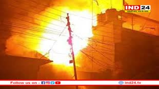 खंडवा में हुए गैस सिलेंडर ब्लास्ट 