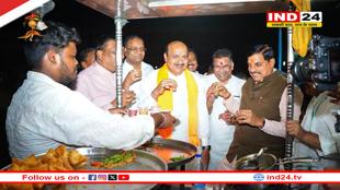 मुख्यमंत्री डॉ. मोहन यादव ने काफिला रोक कर शंकर चाट भंडार में पी चाय