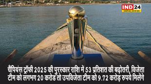चैंपियंस ट्रॉफी विजेता टीम को मिलेगी बंपर प्राइज मनी, उपविजेता टीम की भी होगी बल्ले-बल्ले