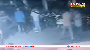 इंदौर में भाजपा नेता पर बदमाशों ने किया जानलेवा हमला, सीसीटीवी वीडियो आया सामने