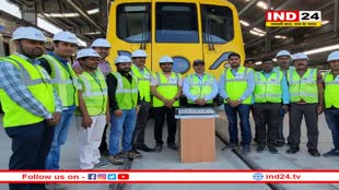 90 की स्पीड से दौड़ी इंदौर मेट्रो, तीन कोच में 970 पैसेंजर करेंगे सफर