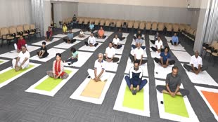 मध्यप्रदेश भवन और मध्यांचल में योग दिवस पर हुआ सामूहिक योगाभ्यास