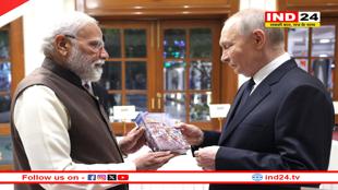 PM मोदी ने पुतिन को गीता का रूसी संस्करण भेंट किया