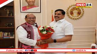 देवास जिले में जनजाति वर्ग के हित में की गई कार्यवाही से आयोग संतुष्ट, मुख्यमंत्री डॉ. मोहन यादव से की मुलाकात