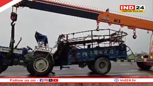 बुलंदशहर में दर्दनाक हादसा, श्रद्धालुओं से भरे ट्रैक्टर को कंटेनर ने मारी टक्कर, 8 की मौत