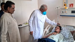 CG NEWS : सीएम बघेल पहुंचे NHMMI  हॉस्पिटल, सुशील आनंद शुक्ला के पुत्र सड़क दुर्घटना में घायल हो गए थे....