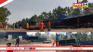 छत्तीसगढ़ में रेल हादसा… मालगाड़ी के 22 डिब्बे पटरी से उतरे