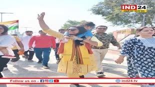 सीएम शिवराज के गृह ग्राम पहुंची निशा बांगरे की न्याय यात्रा, कांग्रेस ने किया स्वागत 