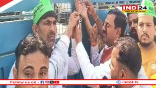 शहद फैक्ट्री के खिलाफ मधुमक्खी पालकों का धरना, भारतीय किसान यूनियन क्रांति ने किया समर्थन