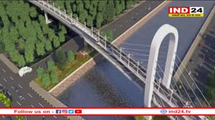 ओंकारेश्वर में नर्मदा नदी पर पर्यटकों के लिए बनेगा आइकोनिक ब्रिज