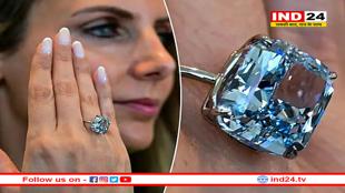 दुर्लभ नगीने की चमक से रोशन हुआ अबूधाबी,10 कैरेट का हीरा बना सबकी नज़रों का तारा 