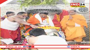 महाराष्ट्र के CM  देवेंद्र फडणवीस ने किए महाकाल के दर्शन