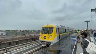 इंदौर में पहली बार दौड़ी मेट्रो, 25 मिनट में 5.9 किमी तय की दूरी तय की