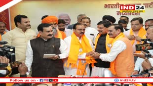 कांग्रेस को एक बार फिर लगा बड़ा झटका, पूर्व विधायक रामलाल मालवीय ने थामा BJP का दामन