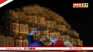 Rajasthan News: फ्रांस के राष्ट्रपति और पीएम मोदी ने की जयपुर की सैर,  मैक्रों ने हवामहल देख कर पूछा ये सवाल 