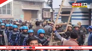 संभल सांसद जिया उर रहमान बर्क के घर पहुंची बिजली विभाग की टीम, भारी फोर्स तैनात