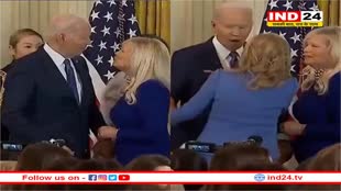 बाइडेन दूसरी महिला को अपनी पत्नी समझकर करने लगे थे 'KISS'; सामने आ गई जिल