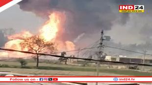 बरेली में गैस गोदाम में लगी आग,  फायर ब्रिगेड की कई गाड़ियां मौके पर