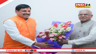 मुख्यमंत्री डॉ. मोहन यादव ने दी राज्यपाल को जन्मदिन की बधाई