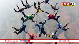 10000 फीट की ऊंचाई से महाकाल मंदिर के दर्शन, उज्जैन में स्काईडाइविंग फेस्ट की शुरुआत