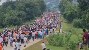 CG NEWS : रौतिया समाज का विशाल प्रदर्शन हजारों ग्रामीणों ने NH-43 पर किया चक्काजाम