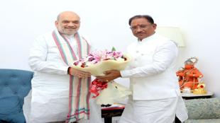  गृहमंत्री अमित शाह से मिले सीएम साय, कर्रेगुट्टा नक्सल ऑपरेशन के वीर जवानों का हुआ सम्मान