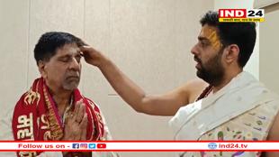 मशहूर क्रिकेटर श्रीकांत ने महाकाल के दरबार में लगाई हाजिरी