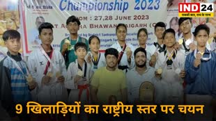 CG News : ताईक्वांडो खेल में प्रदेश के 9 खिलाड़ियों का राष्ट्रीय स्तर पर चयन.... 