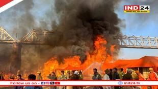 महाकुंभ मेला क्षेत्र में लगी आग, सेक्टर 19 में कई टेंट जलकर हुए खाक