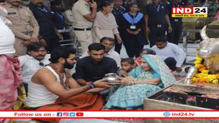 महाकाल मंदिर पहुची PM मोदी की पत्नी जशोदा बेन