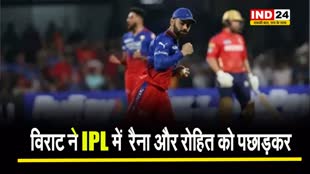 विराट कोहली ने IPL में  रैना और रोहित को पछाड़कर इस मामले में बनाया बड़ा रिकॉर्ड