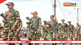 लोकसभा चुनाव को शांतिपूर्ण और निष्पक्ष संपन्न कराने के लिए भोपाल पुलिस ने निकाला फ्लैग मार्च