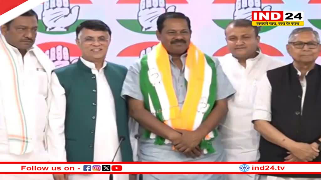 भाजपा छोड़ कांग्रेस में शामिल हुए मुजफ्फरपुर सांसद अजय निषाद, टिकट कटने से थे नाराज