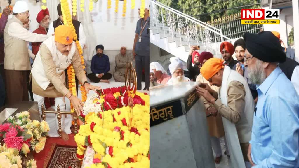 सीएम डॉ मोहन यादव ने भोपाल के अरेरा कॉलोनी स्थित गुरुद्वारा में टेका माथा: गुरुनानक जयंती की दी बधाई