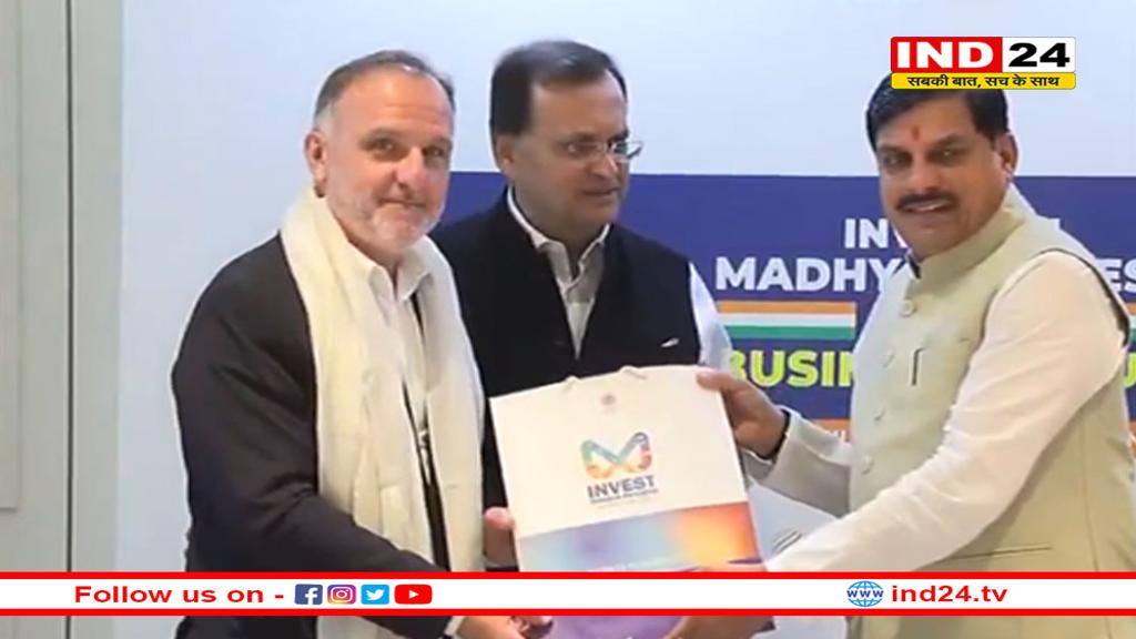 स्पेनिश फिल्म कमीशन के अध्यक्ष से मोहन यादव की मुलाकात