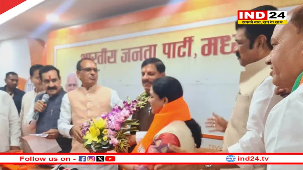 कांग्रेस को फिर झटका, पूर्व विधायक पारुल साहू और अमित सक्सेना ने थामा भाजपा का दामन