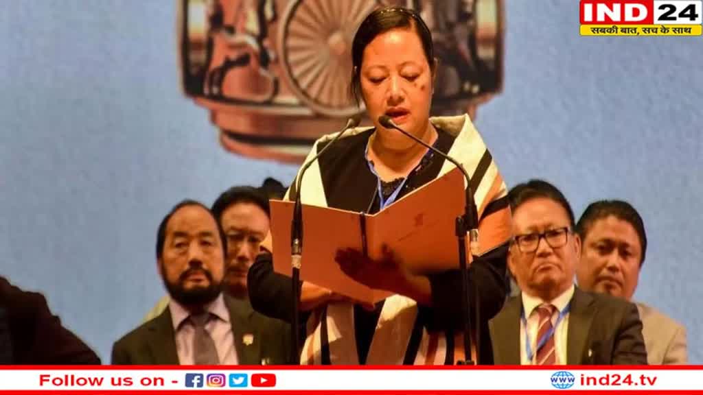 Nagaland Oath Ceremony: नगालैंड की पहली महिला विधायक सलहौतुओनुओ क्रूस ने ली मंत्री पद की शपथ, पीएम मोदी ने दी बधाई