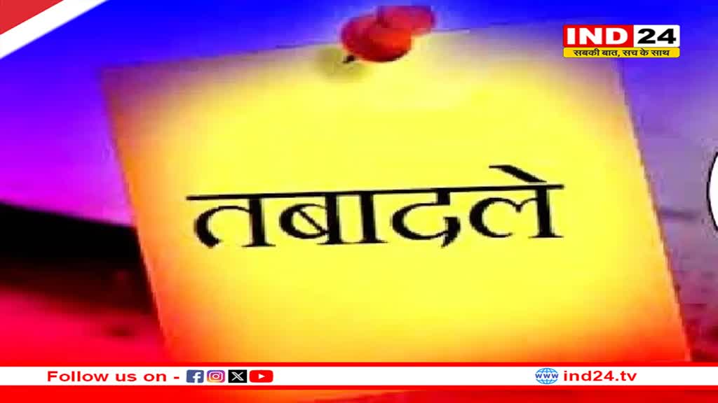 मध्‍यप्रदेश में बड़ा प्रशासनिक फेरबदल, 29 आईएएस और राज्य प्रशासनिक सेवा के 20 अधिकारियों के तबादले